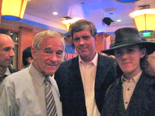 GOP Ron Paul with Don Black