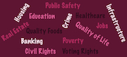 Community failures and congressional neglect with profits.