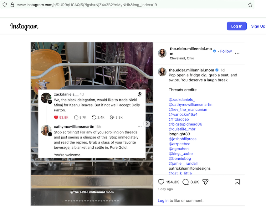 Instagram racial draft comedy gold