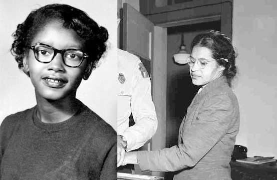 Claudette Colvin and Rosa Parks