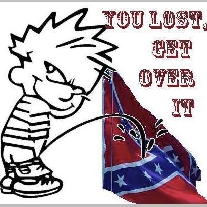 kick rocks, loser confederates! THIS is the United States!