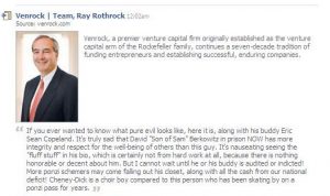 Ray Rothrock Venrock/Rockefeller